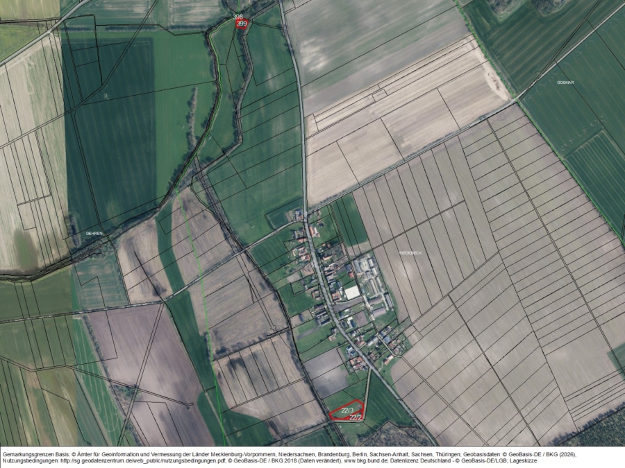 Grünland nördlich und südlich von Riedebeck - Bild