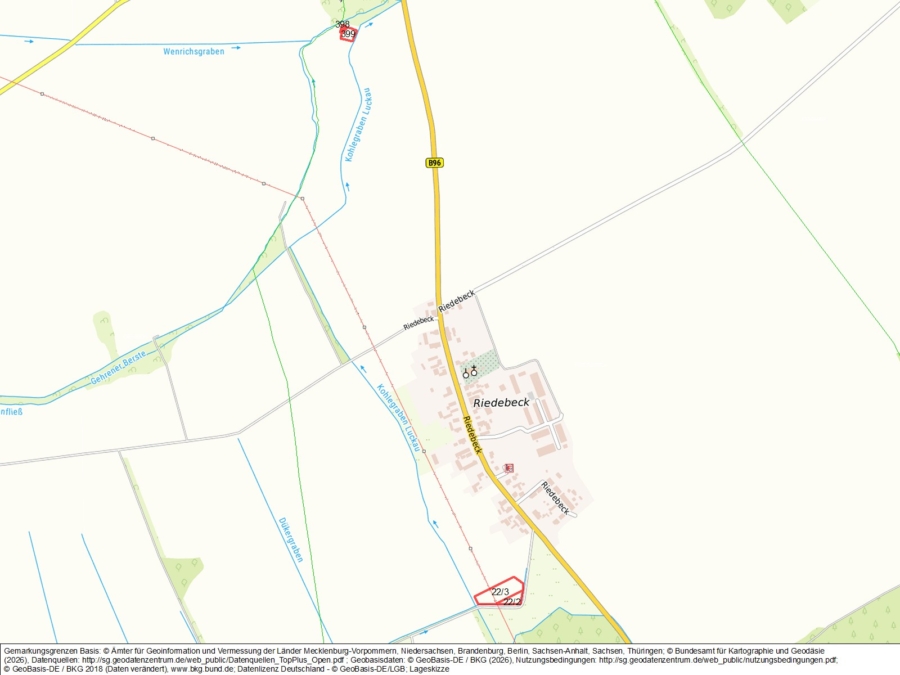 Grünland nördlich und südlich von Riedebeck - Bild