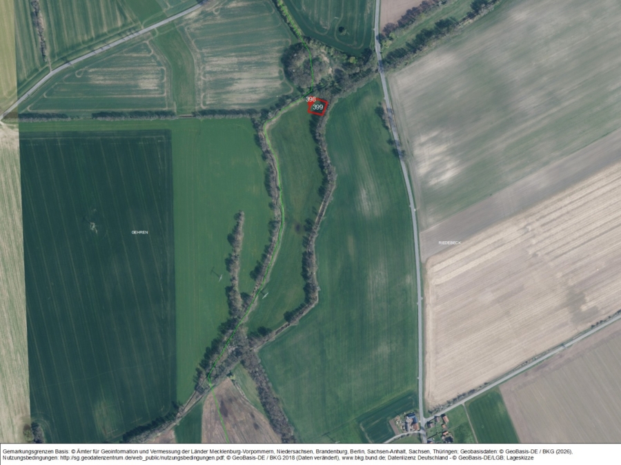 Grünland nördlich und südlich von Riedebeck - Bild