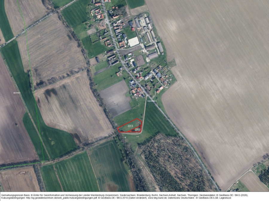 Grünland nördlich und südlich von Riedebeck - Bild