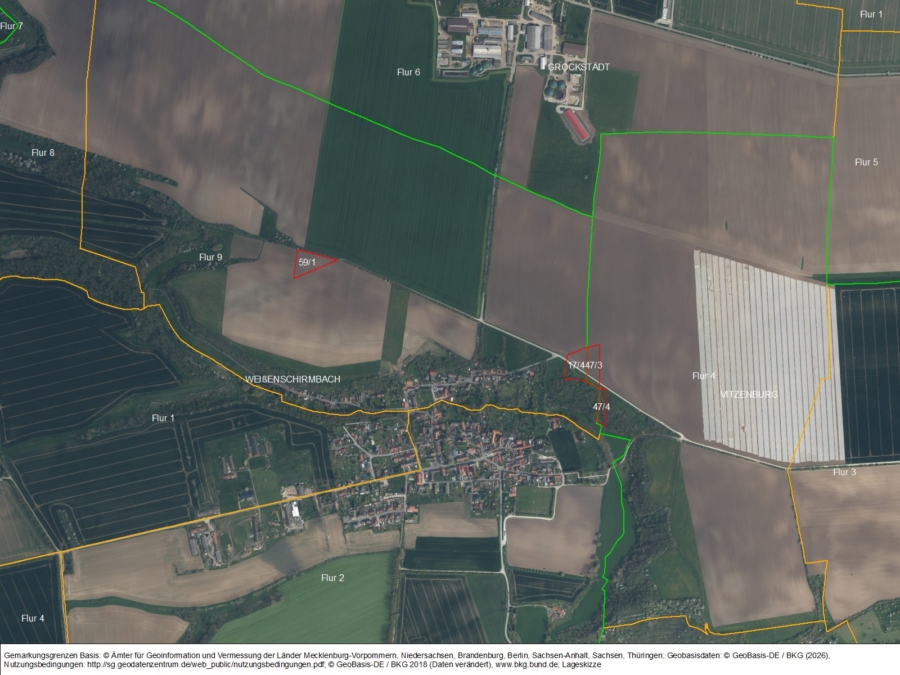 Vitzenburg-Weißenschirmbach-Kleinflächen - Titelbild