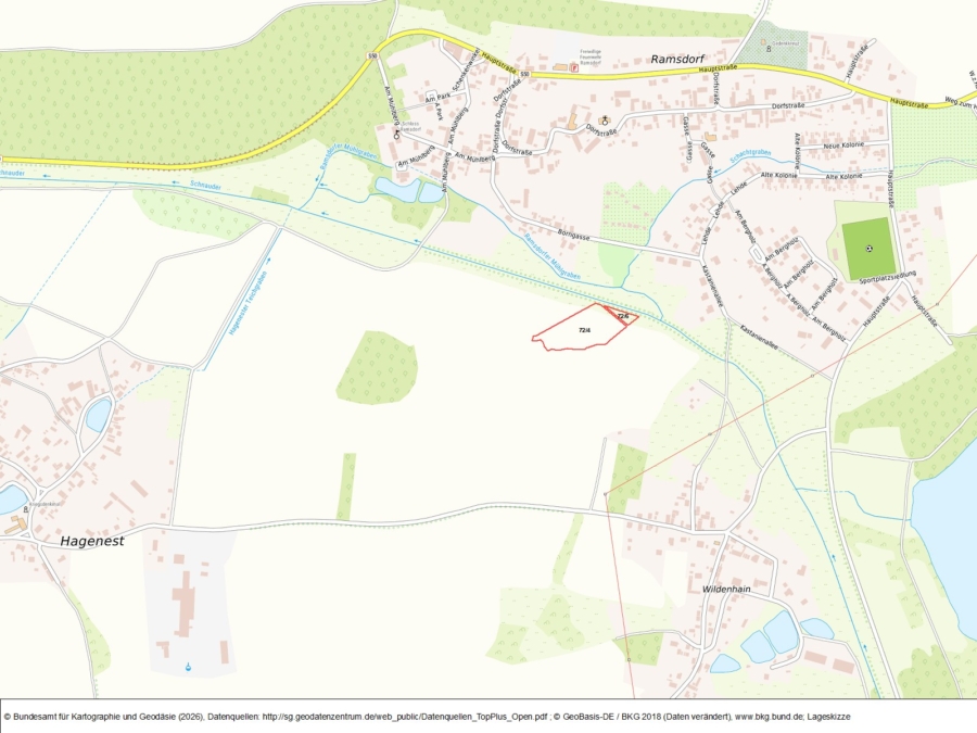 Wildenhain, Flächen an der Schnauder - Bild