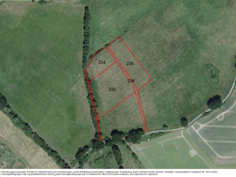 Gemarkung Harst – Fläche in der “Edelmann Wiese“, Mecklenburg-Vorpommern, Ludwigslust-Parchim