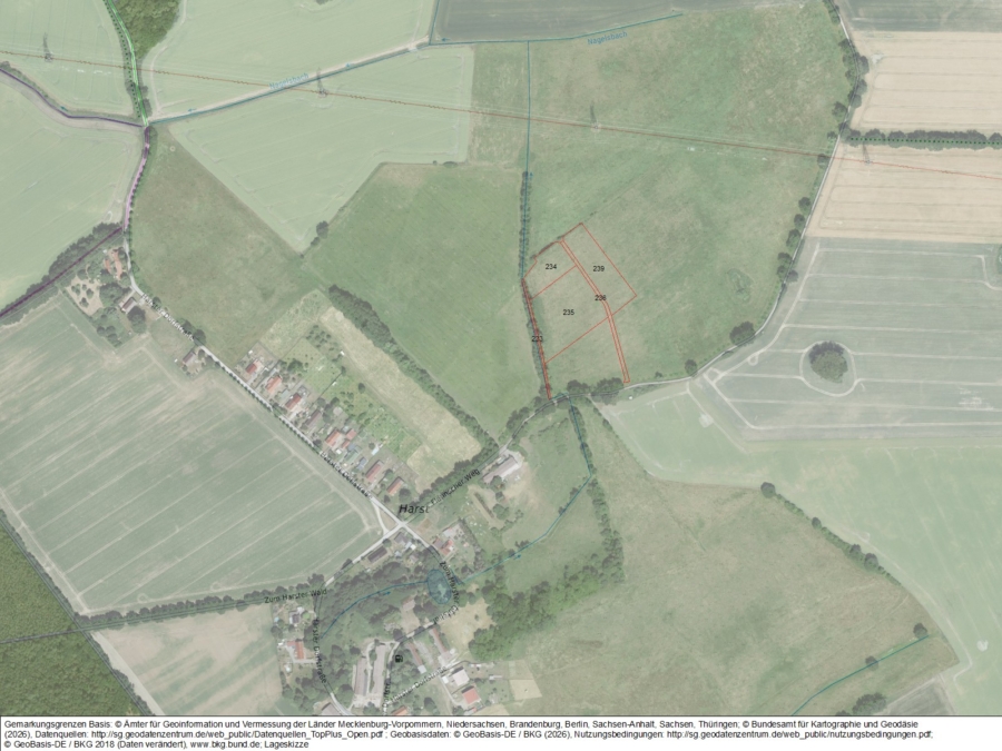 Gemarkung Harst - Fläche in der ''Edelmann Wiese'' - Bild