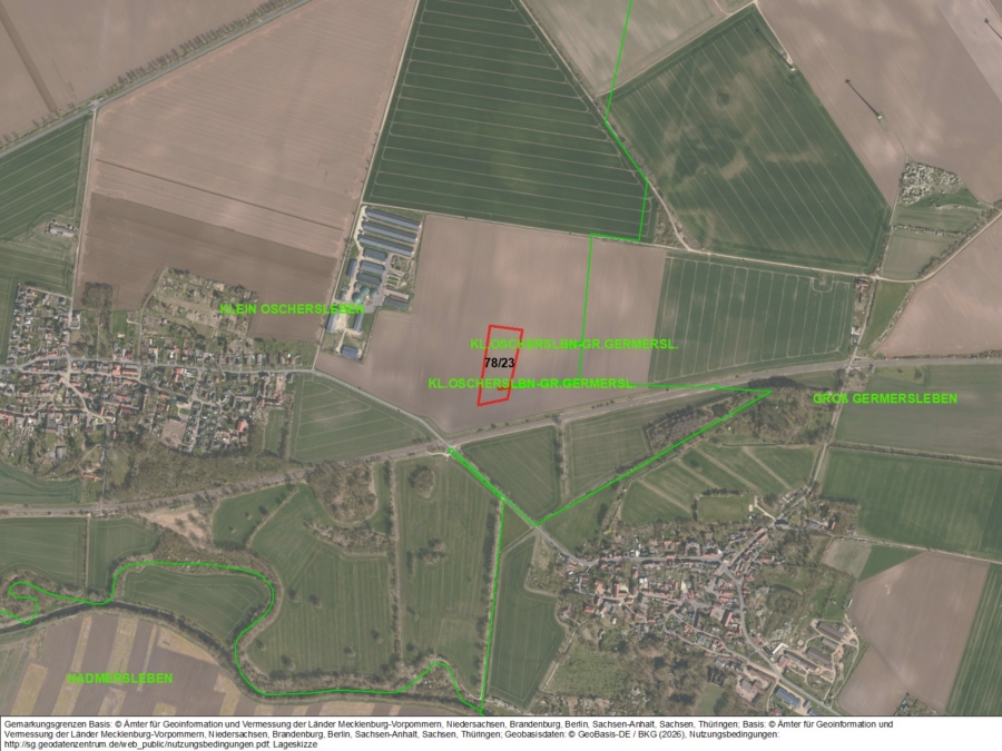 Acker bei Klein Oschersleben - Bild