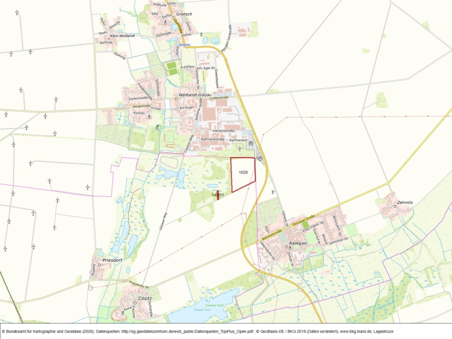 Landwirtschaftsflächen Cösitz - Bild