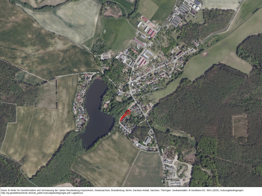 Grundstück in Worin an der Straße Am See - Bild