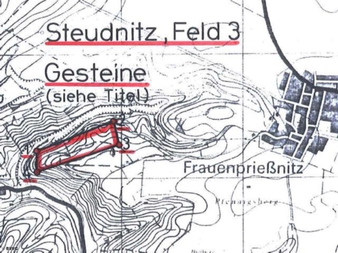 Bergwerkseigentum Steudnitz Feld 3, Kalkstein, Thüringen, Saale-Holzland-Kreis