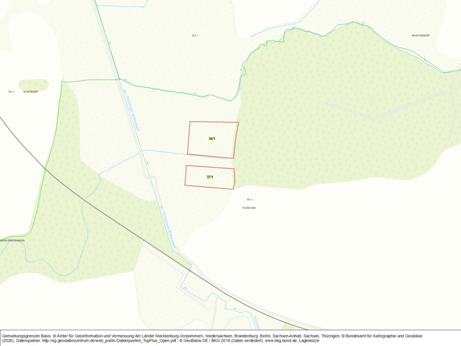 Flächen in Plüschow - Mühlenwiese - Titelbild