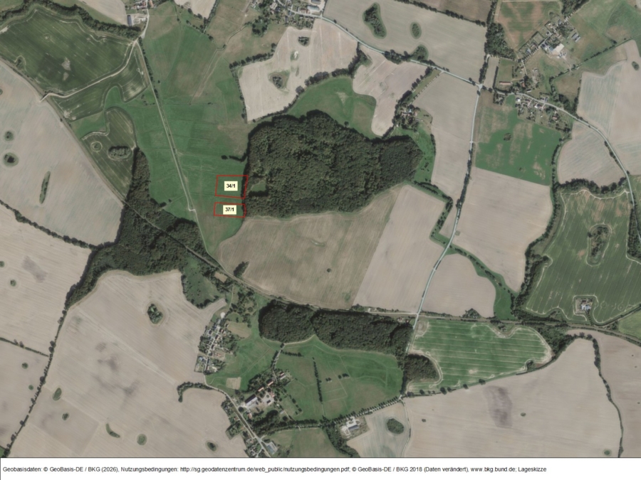 Flächen in Plüschow - Mühlenwiese - Bild