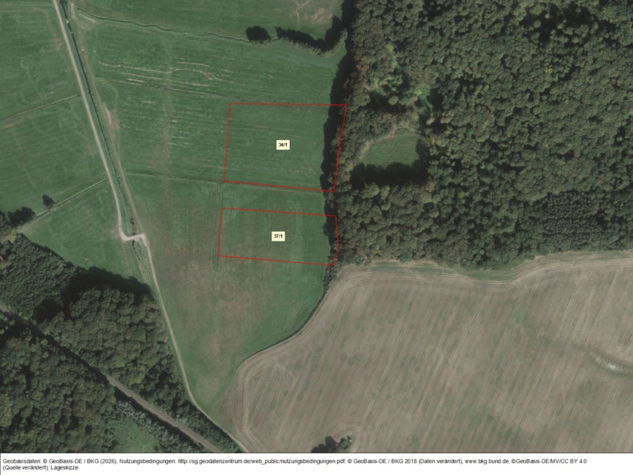 Flächen in Plüschow - Mühlenwiese - Bild