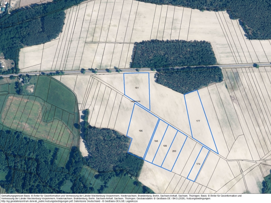 Ackerland östlich von Lieberose an Möchlitzer Weg(B320) LOS2 - Bild