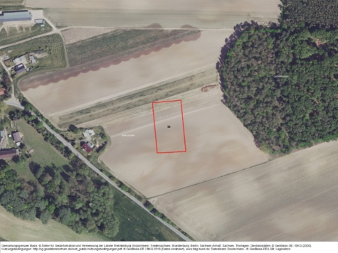 Ackerfläche südöstlich von Görlsdorf, Brandenburg, Märkisch-Oderland