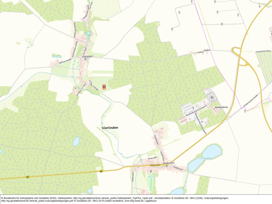 Ackerfläche südöstlich von Görlsdorf - Bild