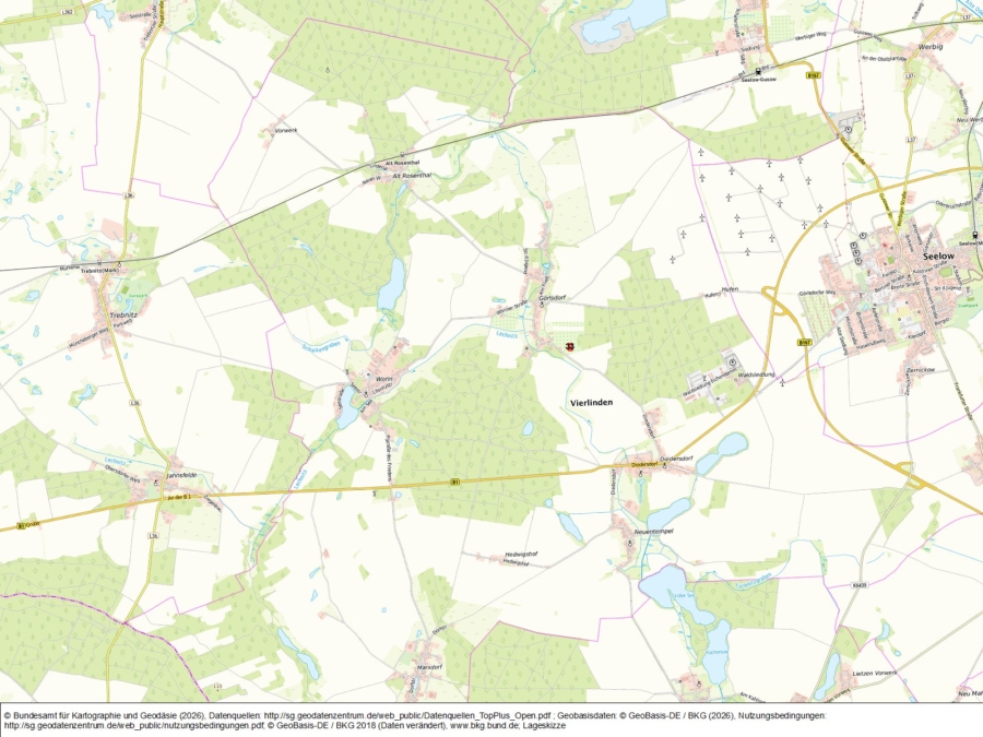 Ackerfläche südöstlich von Görlsdorf - Bild