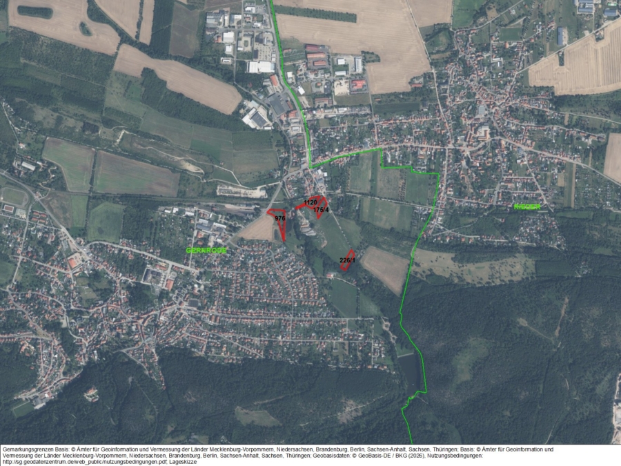Grünland in Gernrode, Flur 3 - Bild