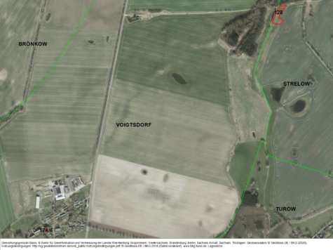 Flächen in Strelow u. Voigtsdorf (Auktion), Mecklenburg-Vorpommern, Vorpommern-Rügen