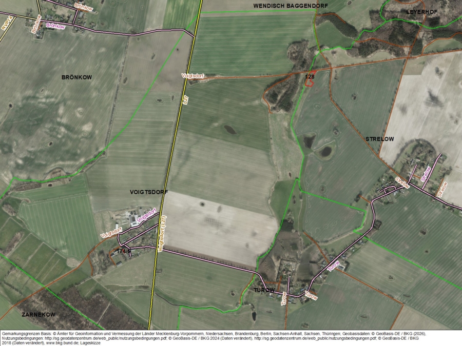 Flächen in Strelow u. Voigtsdorf (Auktion) - Bild