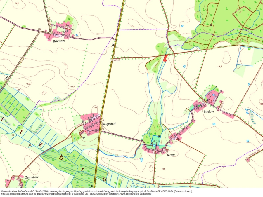 Flächen in Strelow u. Voigtsdorf (Auktion) - Bild