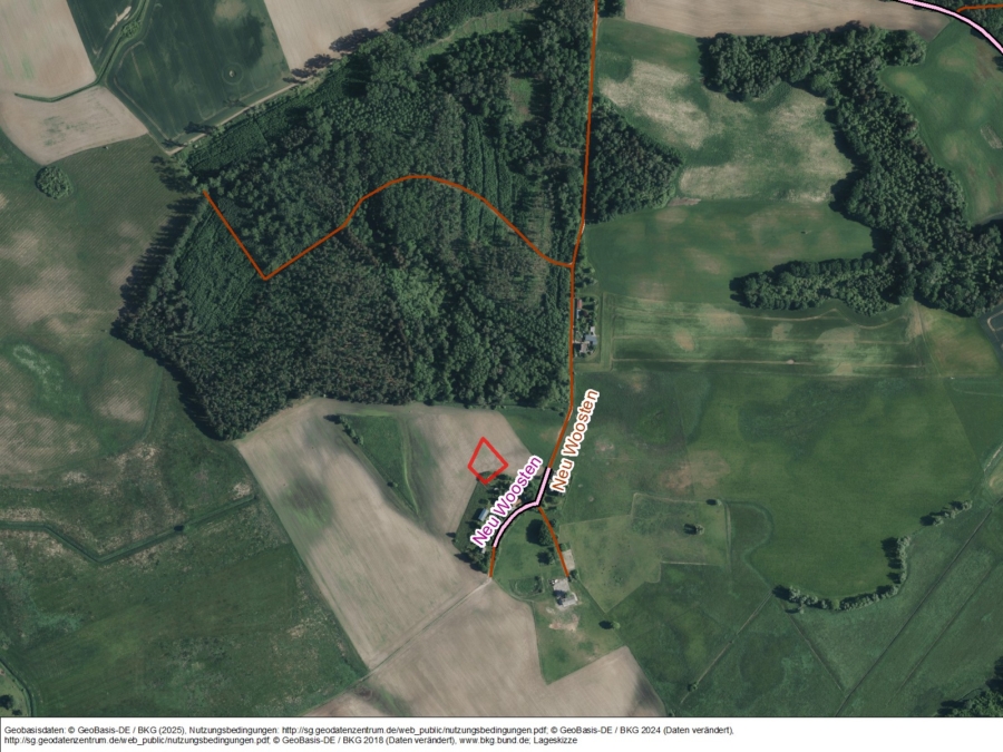 Ackerflurstück in Neu Woosten III - Bild