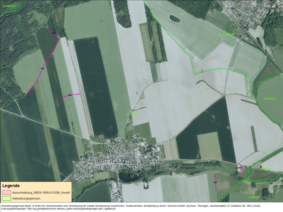 Flächen in Oelzschau - Titelbild