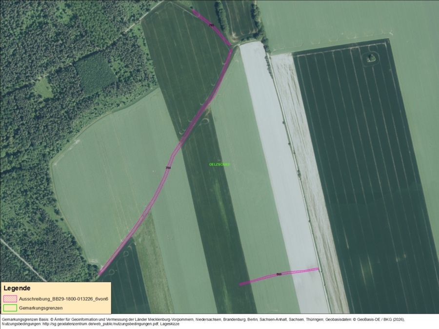 Flächen in Oelzschau - Bild
