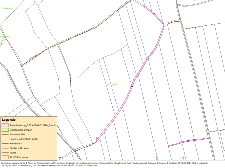 Flächen in Oelzschau - Bild