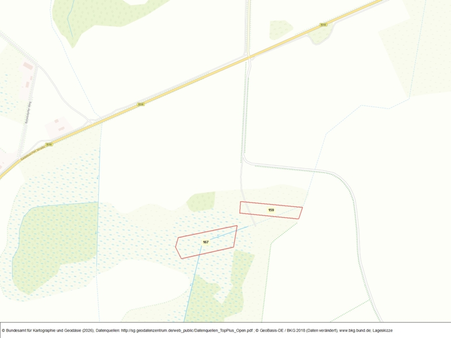 Veelböken - Flächen am Weg nach Frauenmark - Bild