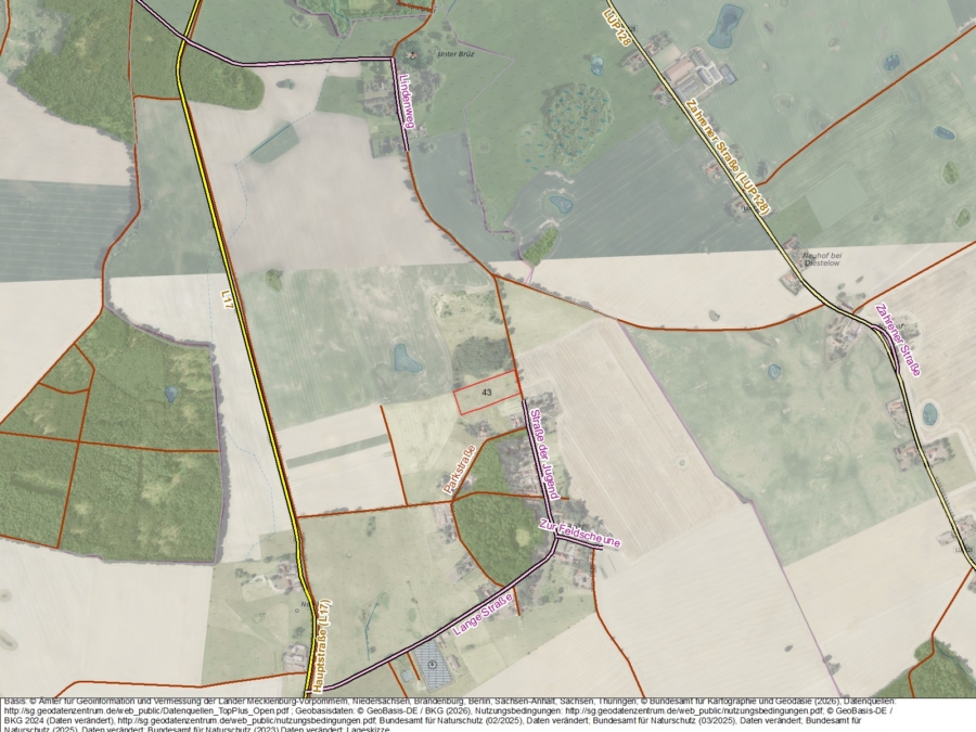 Landwirtschaftliche Fläche in Brüz - Bild