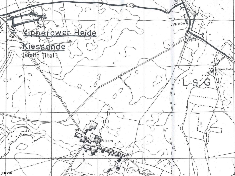 Ausschreibung Bergwerkseigentum Vipperower Heide, Kiese und Kiessande - Titelbild