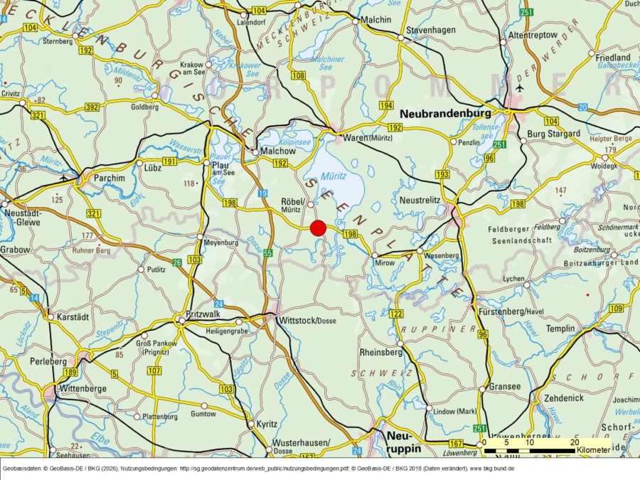 Ausschreibung Bergwerkseigentum Vipperower Heide, Kiese und Kiessande - Bild
