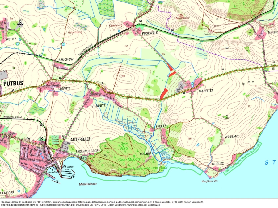 Flächen in Nadelitz und Posewald - Bild