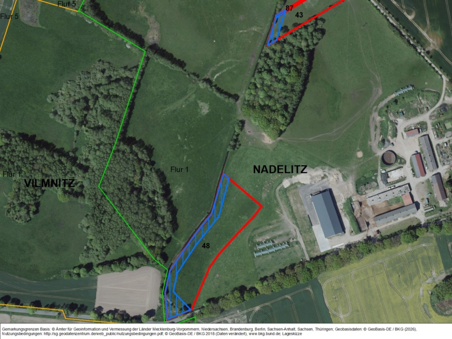 Flächen in Nadelitz und Posewald - Bild