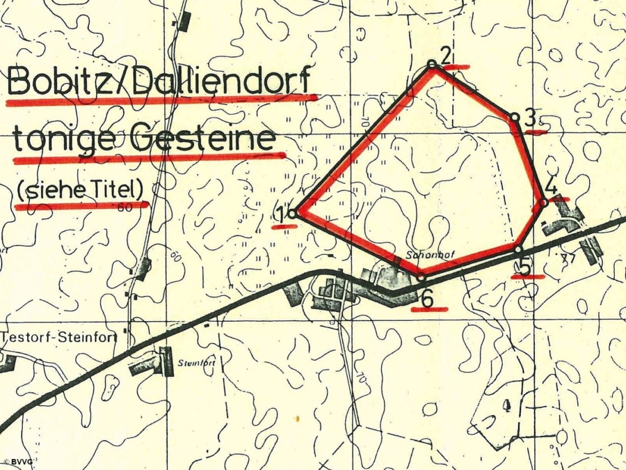 Bergwerkseigentum Bobitz/Dalliendorf, Tonrohstoffe - Titelbild