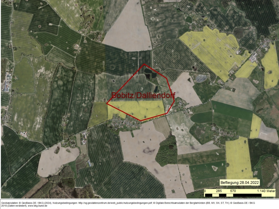 Bergwerkseigentum Bobitz/Dalliendorf, Tonrohstoffe - Bild