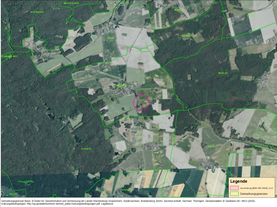 Bockwitz, Flur 4, Flurstück 34 - Bild