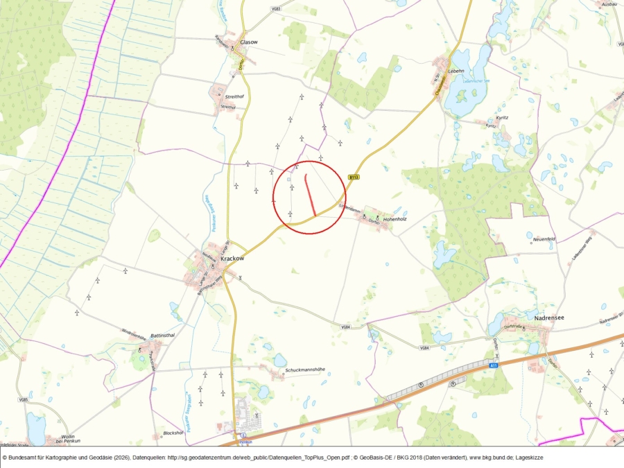 Fläche in Krackow - Bild