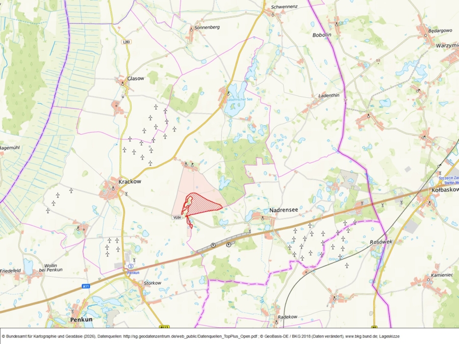 Windrechte im Vorranggebiet für WEA Krackow-Nadrensee - Bild