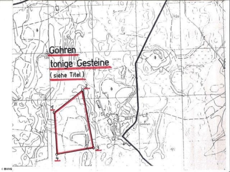 Ausschreibung Bergwerkseigentum Göhren, Tonrohstoffe, Mecklenburg-Vorpommern, Mecklenburgische Seenplatte