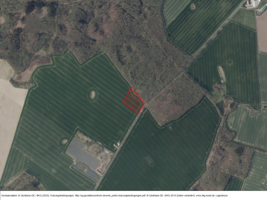 Fläche bei Neverin - Bild