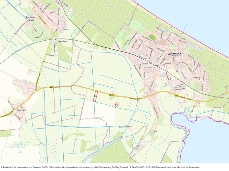 Flächen bei Zinnowitz LOS 2 - Bild
