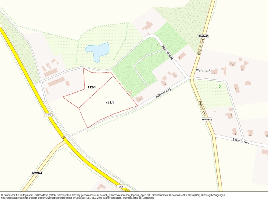Cramonshagen - Grundstück im Ortsteil Nienmark - Bild