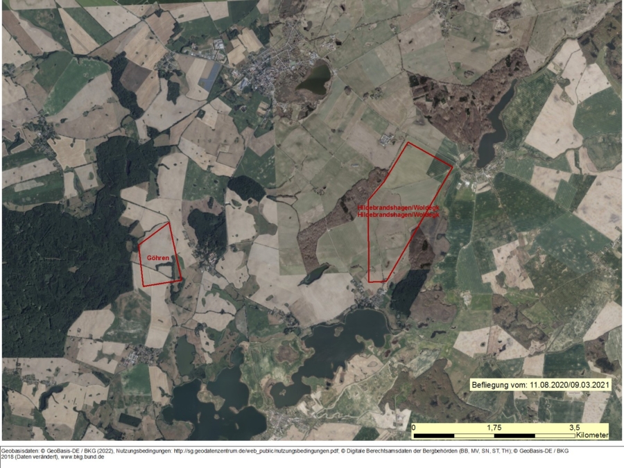 Bergwerkseigentum Hildebrandshagen/Woldegk,Tonrohstoffe - Bild