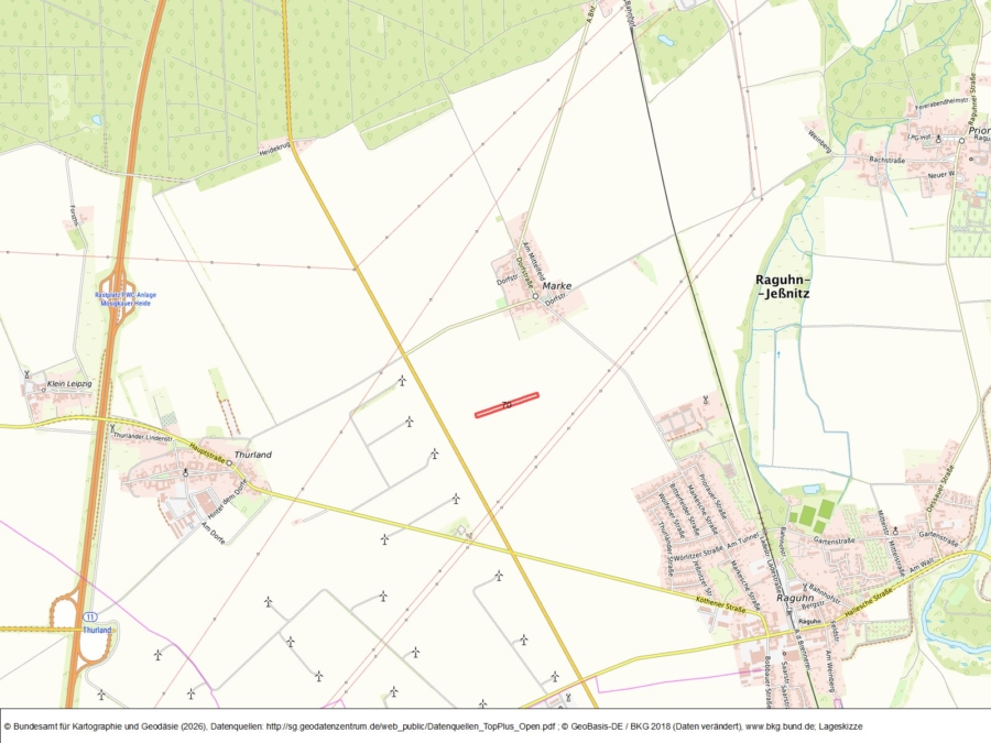 Ackerfläche in Marke - Bild