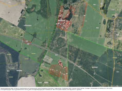 Vorranggebiet für WEA 140n/2024 bei Blumenhagen, Mecklenburg-Vorpommern, Vorpommern-Greifswald