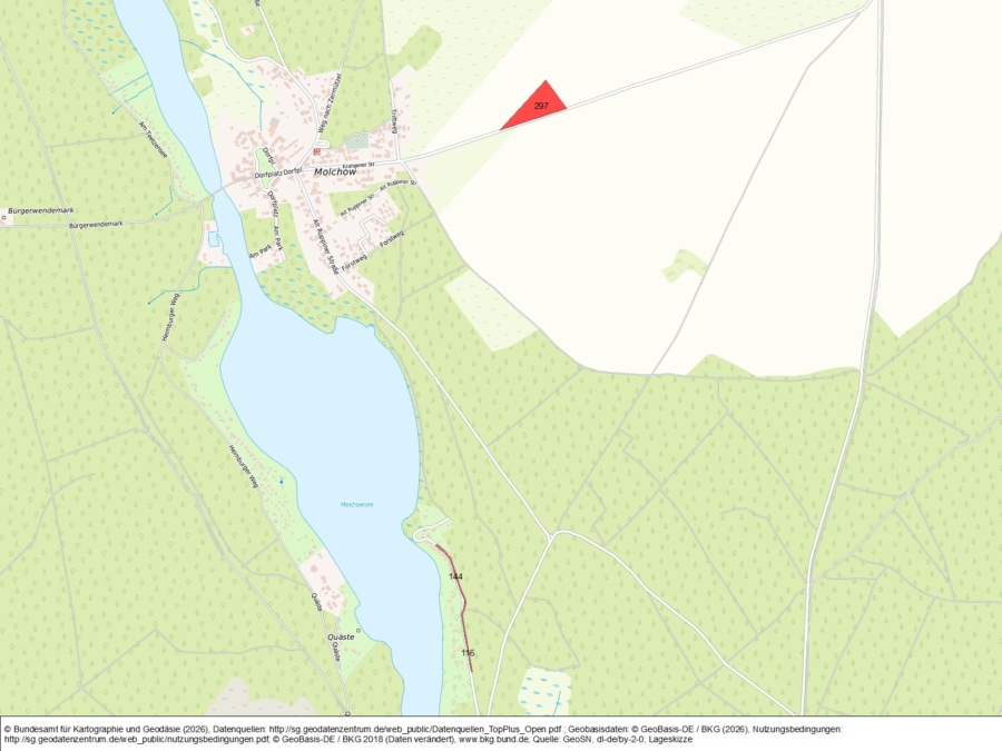 Acker in Molchow - Bild