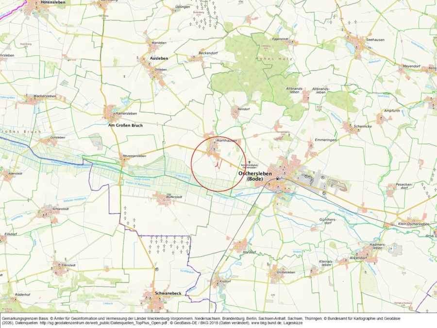 Acker bei Hornhausen - Bild