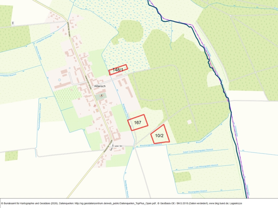 Grünland bei Höwisch - Bild