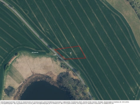 Ackerfläche südlich von Biesenthal an der Berliner Chaussee, Brandenburg, Barnim