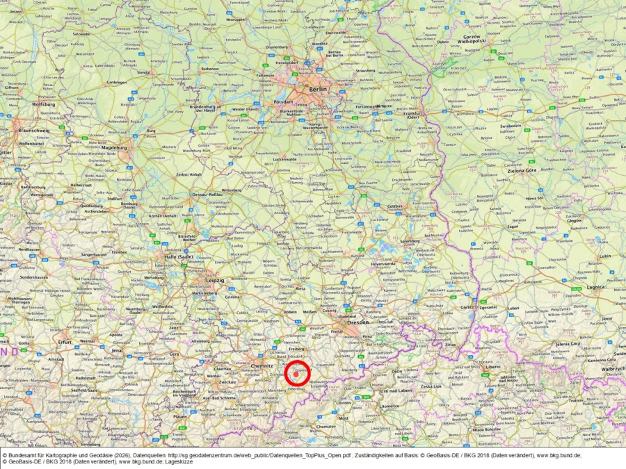 Grünland an der KAP-Straße westlich vom OT Lippersdorf - Bild